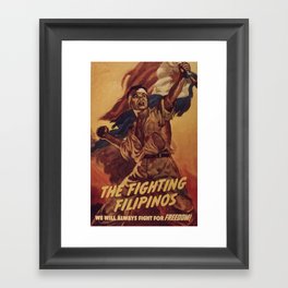 The Fighting Filipinos Framed Art Print