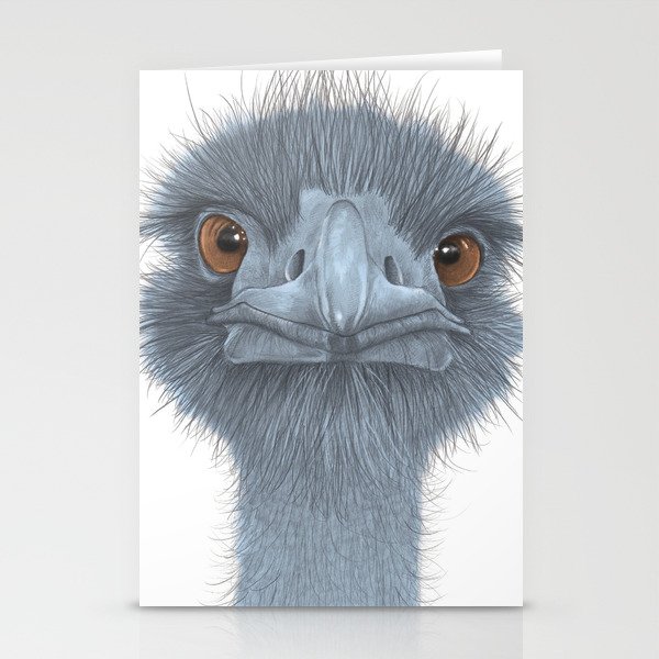The Blue Emu Stationery Cards by WendyBerry