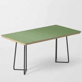 Dark Green Solid Color Pantone Piquant Green 17-0235 TCX Shades of Green Hues Coffee Table