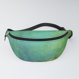 Abstract Green and Turquoise 11 Fanny Pack