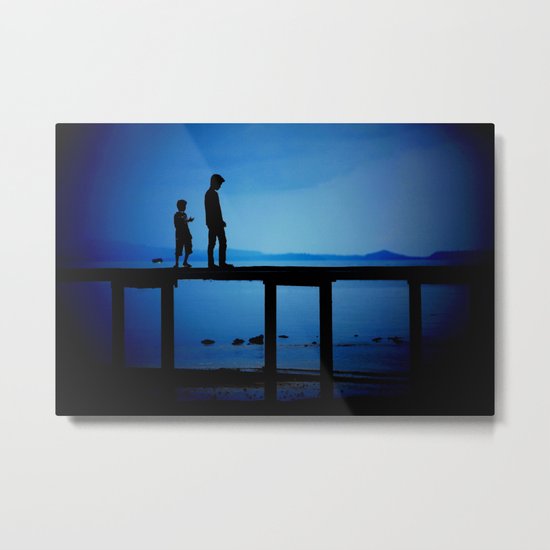 WHEN I'M FEELING BLUE Metal Print