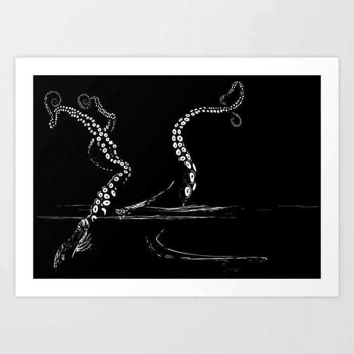 -//-octopus interference -//- Art Print