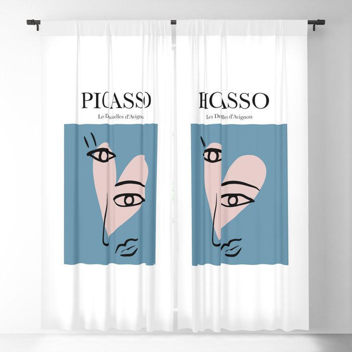 Picasso - Les Demoiselles d'Avignon Blackout Curtain