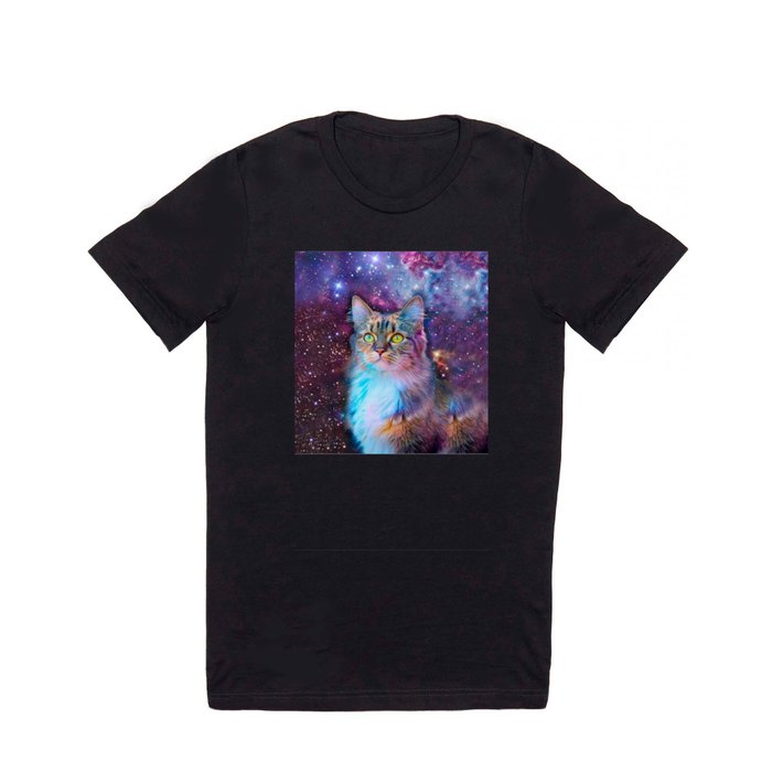 Để thể hiện tình yêu của mình đối với mèo, hãy xem bức hình về chiếc áo phông mang thiết kế ấn tượng với hình ảnh mèo tự hào trên nền không gian. Vừa đơn giản vừa tinh tế, chiếc áo phông này chắc chắn sẽ khiến bạn cảm thấy thích thú và thỏa mãn.