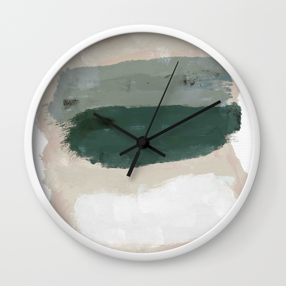 Paint Stripes Wall Clock By Staydomio Society6