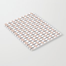 Blue and blush weave  Notebook