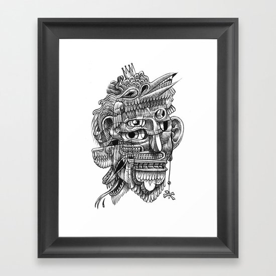 Fright 3 Framed Art Print