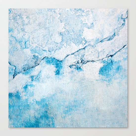 blue wall Canvas Print