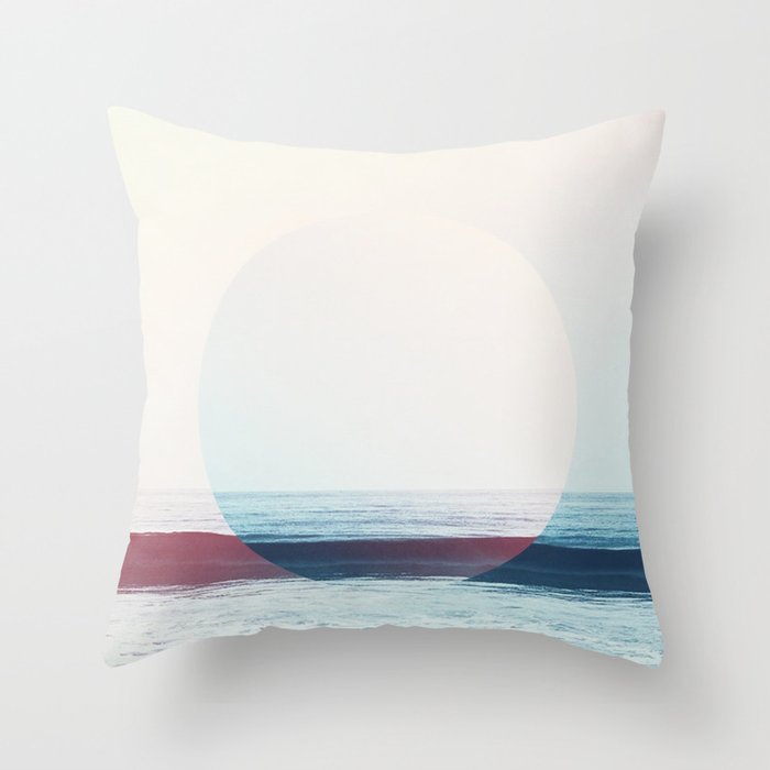 Oceans Apart Throw Pillow