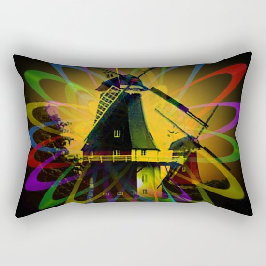 Windmills - Greetsiel Rectangular Pillow