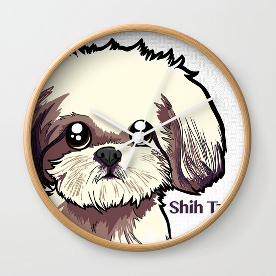 Alice (Shih Tzu) Wall Clock