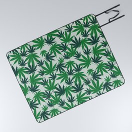420 Cannabis mary jane Weed Pattern Gift Picnic Blanket