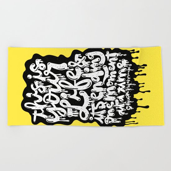 this is your life Beach Towel