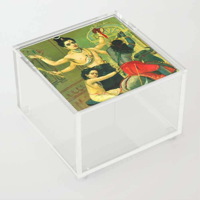 Markendaya by Raja Ravi Varma Acrylic Box