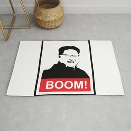 Kim Jong Un BOOM #society6 #decor #buyart #artprint Rug