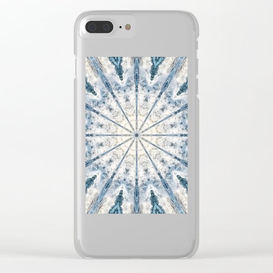 Beautiful abstract kaleidoscope of surf Clear iPhone Case