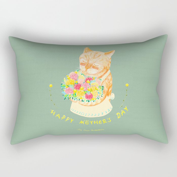 Happy Meowther's Day Rectangular Pillow