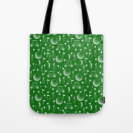Golf Women Green Tote Bag