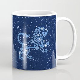 Leo Constellation and Zodiac Sign with Stars Coffee Mug