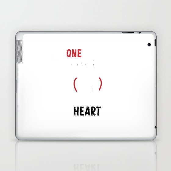 One Love One Heart Laptop & iPad Skin