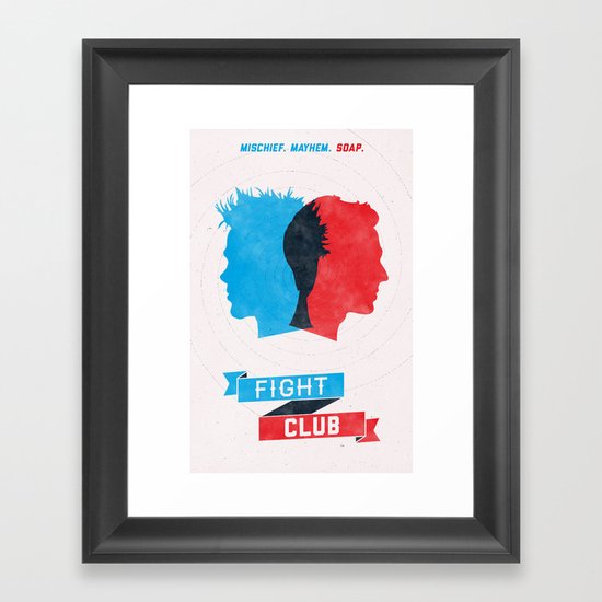 Fight Club Framed Art Print