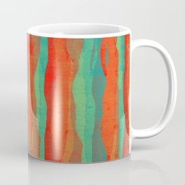 Teal Orange Bamboo Coffee Mug