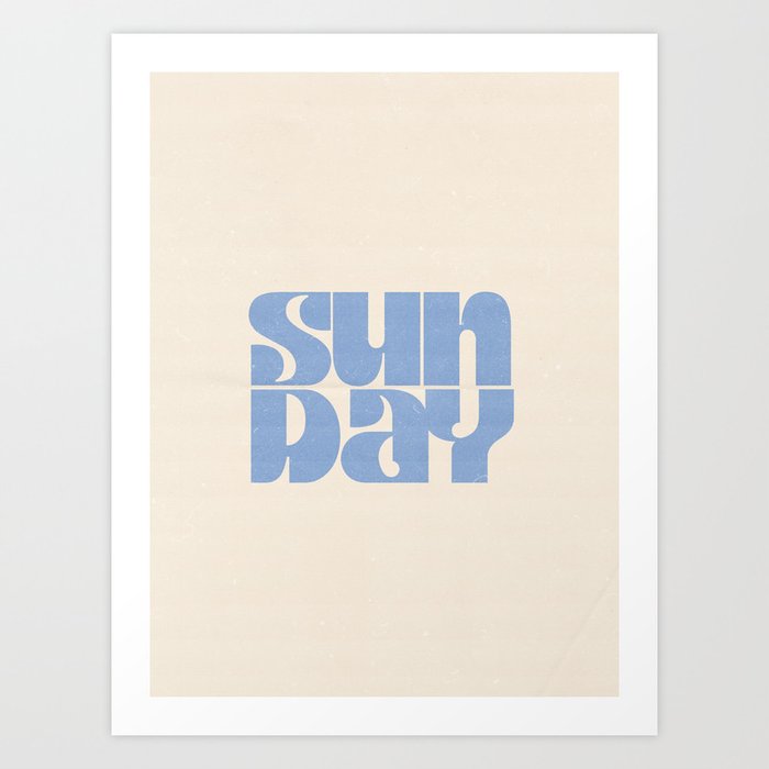 sun day Art Print