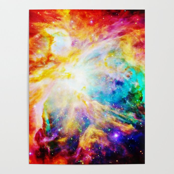 Orion nEbula : Bright & Colorful Poster
