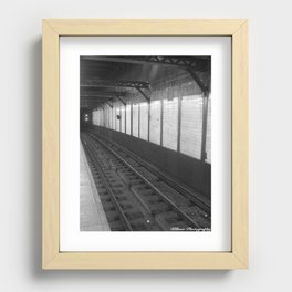 NY Subway Recessed Framed Print