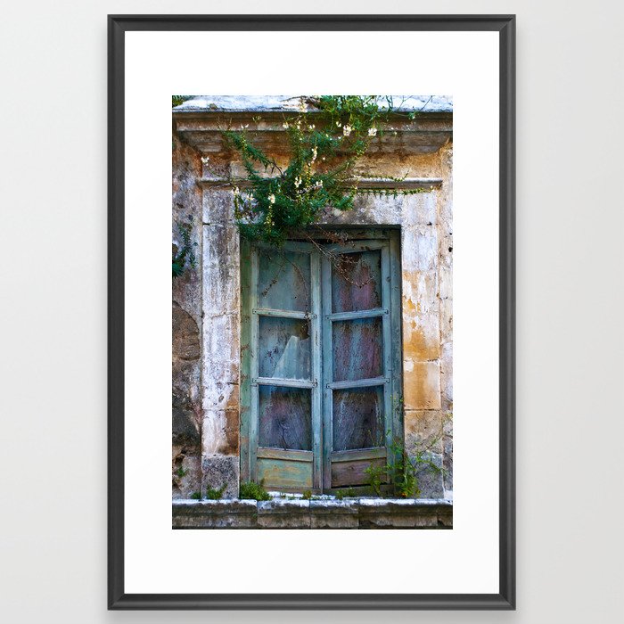 Abandoned Sicilian House in Noto Framed Art Print