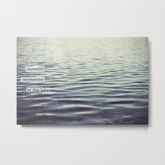 summer memories at the lake Metal Print