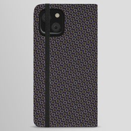 Repeating Grommets Seamless Pattern Design iPhone Wallet Case