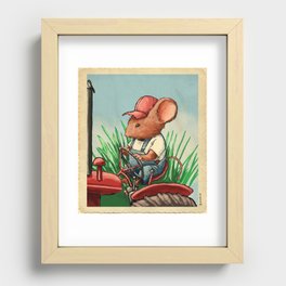 Country Mouse Recessed Framed Print