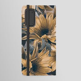 Sunflowers seamless pattern Android Wallet Case