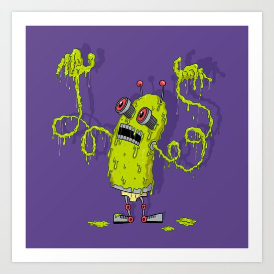 Snot Bot Art Print