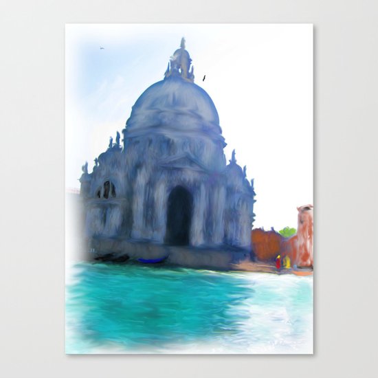 Italy on an Axis Canvas Print
