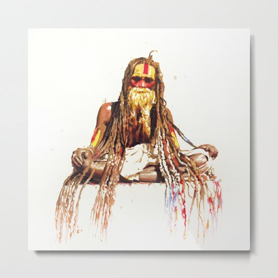 Sadhu Metal Print