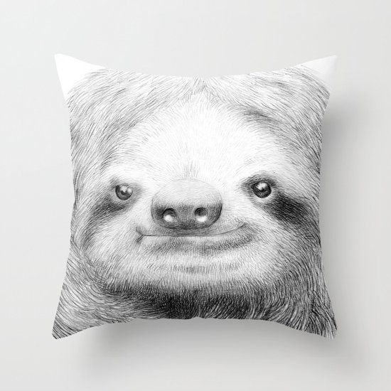 Sloth Throw Pillow