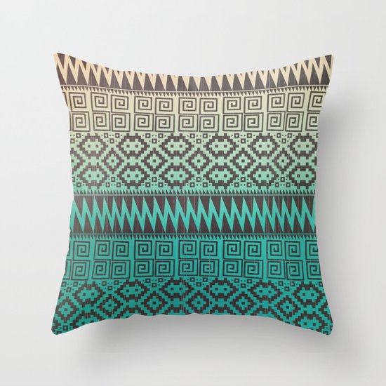 Pixel Pattern Throw Pillow