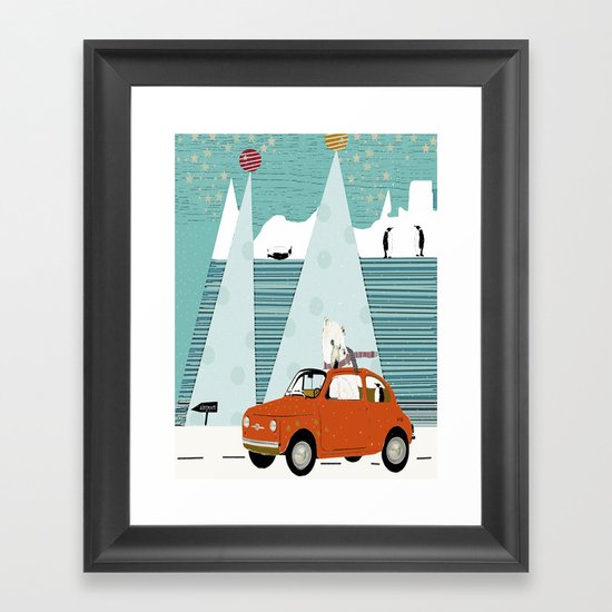 the polar express Framed Art Print