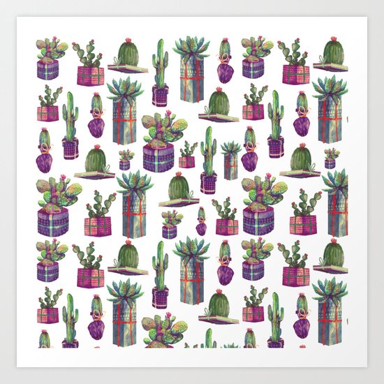 CACTUS GIFT Art Print