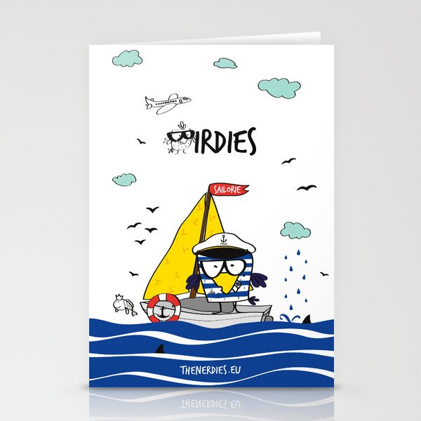 Birdies Nerdies Sailorie Stationery Cards