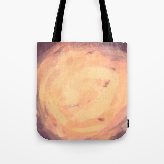 Purple and orange storm simple illustration Tote Bag