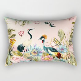 Landscapes of birds in paradise 2 Rectangular Pillow