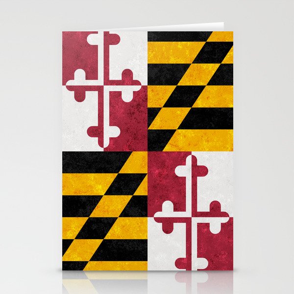 Maryland State Flag Stationery Cards