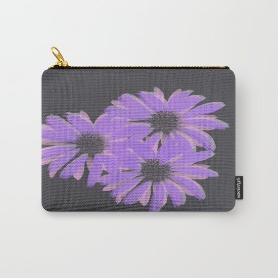 Painterly Floral Trio Carry-All Pouch