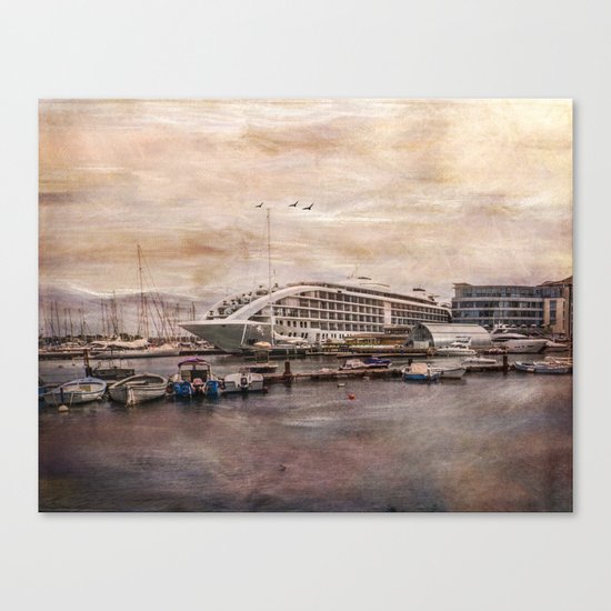 Sunborn Yacht Hotel, Gibraltar Canvas Print