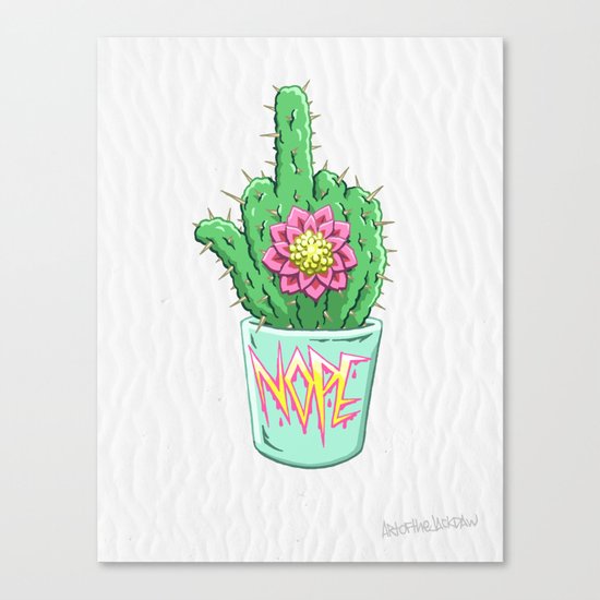 Nope Canvas Print