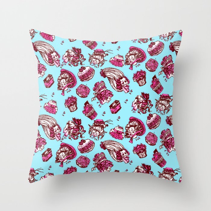 Pattern of the French Revolution Throw Pillow