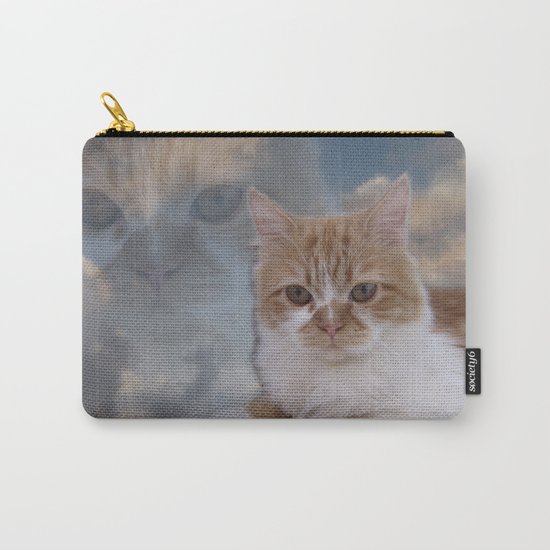 Dramatic Cat Face Carry-All Pouch